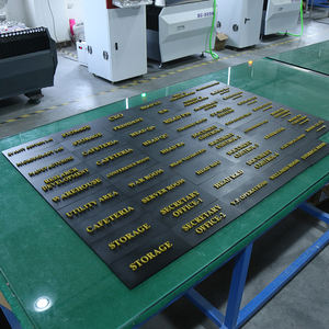 Plaques de numéro de maison en acrylique découpées au laser personnalisées en gros, plaque de nom d'adresse extérieure, plaque de porte moderne personnalisée en 3D - Product Image 2