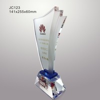 Trophée en cristal de verre vierge à sublimation K9 tendance, vente chaude, pour cadeaux d'affaires, trophée gagnant-gagnant
