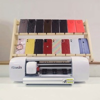 Idskin yazılımı dahili kesici plotter TPU hidrojel ekran koruyucu ve arka kapak cilt kesme makinası