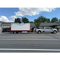 Conteneur de stockage mobile autoportant et pliable de 20 pieds avec porte battante à une extrémité, modèle Oakland (USA)