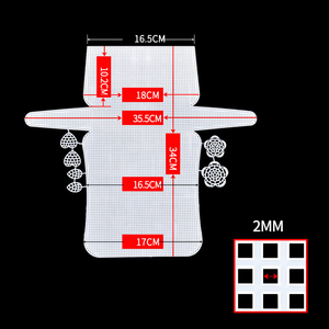 Círculos <span class=keywords><strong>de</strong></span> Malla Plástica para Manualidades, Base para Tejer Alfombras, Placa <span class=keywords><strong>de</strong></span> Plástico Rígido para Crochet y Hilos - Product Image 5