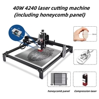 Graveur et découpeur laser 40W 4240, panneau en nid d'abeille, mini machine portable pour artisanat, bricolage, usage domestique