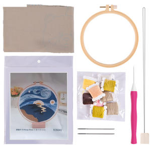 OEM ODM Kits de crochet de verrouillage personnalisés DIY pour enfants débutants artisanat tricot point de croix <span class=keywords><strong>Kit</strong></span> de broderie poinçon aiguille <span class=keywords><strong>Kit</strong></span> de démarrage - Product Image 4