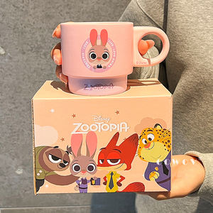 Mug en céramique <span class=keywords><strong>Disney</strong></span> avec poignée, ensemble de tasses à café écologiques pour les fêtes, utilisation à domicile, <span class=keywords><strong>tasse</strong></span> à café, thé et lait avec boîte cadeau - Product Image 2