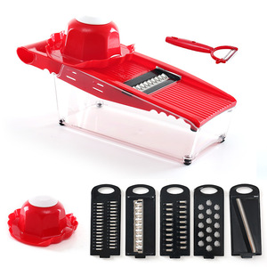 Kitchen Stainless Steel <b>Multifunctional</b> Manual Plastic <b>Vegetable</b> Food Chopper Slicer Dicer Potato <b>Cutter</b> Set <b>Vegetable</b> Slicer - Product Image 5