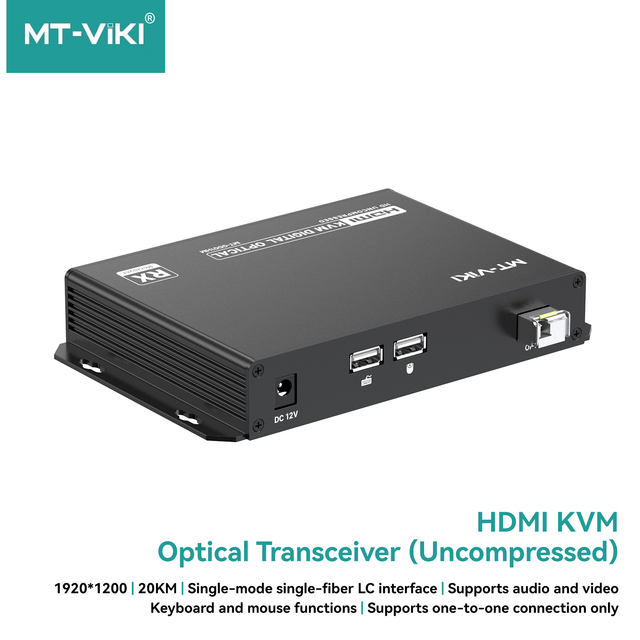 Wholesale 20Km 1920*1200 60Hz 165Mhz Optical Transceiver Hdmi Kvm Hd Videos 3Gbps Lc Sfp Single Mode