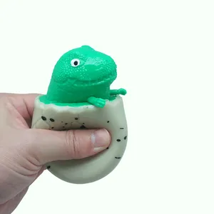 Nouvel arrivage de jouets anti-Stress Oeufs de dinosaures doux Squish Squeeze Toys Funny Fidget Stretch Toys