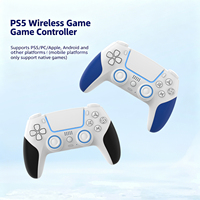 Manette sans fil pour PS5 avec joystick à effet Hall et éclairage RGB, pavé tactile pour manette PS5, joystick de jeu pour PC
