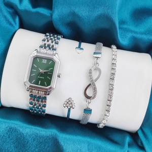 Fenyi Wholesale Jewelry Fashion New Style Casual Luxury Simple square Alloy Bracelet Quartz <b>Watch</b> <b>Set</b> Women - Product Image 5
