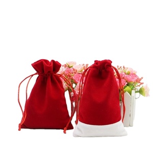 Pochette à Bijoux en Satin avec Cordon de Serrage, Sac en Velours Coloré de Petite Taille avec Logo Personnalisé pour Cadeaux Artisanaux et Bougies – Vente Directe Usine - Product Image 1