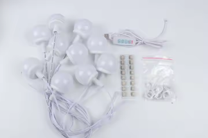 USB loại Led trang điểm gương ánh sáng 3 màu nhiệt độ cho khoan lỗ để cài đặt gương ánh sáng - Product Image 3