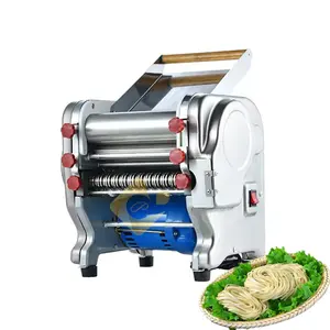 Stainless Steel Automatic Electric Noodle Making Pasta Maker Dough Roller Noodle Cutting Machine Dumpling Skin Noodle Cutter