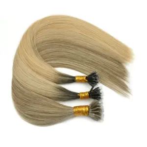 Double Drawn Nano Ring Hair Extensions Full Cuticle 100% Human Hair Min Quantity Accept Offer Customized Color Length