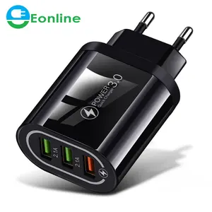 EONLINE UK EU USB Quick 3.0 Phone Charger for Samsung S8 S9 Xiaomi mi 8 Huawei Fast Wall Charging for iPhone 6 7 8 X XS Max iPad
