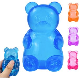 Bear <b>Squishy</b> Toy TPE Stress Relief Squeeze Ball For Kids Age 2 To 4 Years Unisex Fidget Toy - Product Image 1