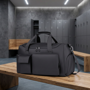 Bolsa de Lona Unisex de Nailon con Múltiples Compartimentos, Cierre de Cremallera Resistente al Agua, Correa para el Hombro, Mochila Rectangular de Viaje - Product Image 2