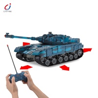 2.4G uzaktan kumanda kızılötesi savaş rc tankı oyuncak mücadele ses ışık kızılötesi uzaktan kumanda rc askeri tankı çocuklar için