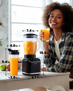 High-Speed 6-Blade Electric Power <strong>Blender</strong> BPA-Free Glass Cup Household Table Juicer Smoothie <strong>Blender</strong> - Product Image 5