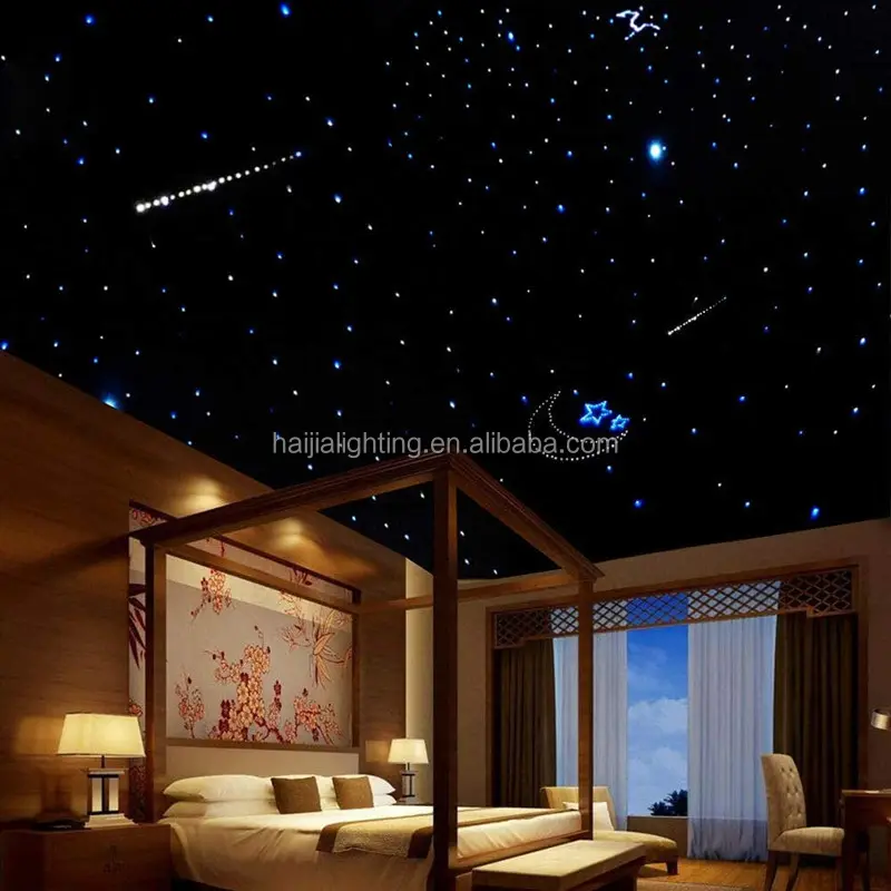 لونين برأسين-ألوان مجموعة ضوء النجوم الأمامي 32 واط مع وميض ونجمة إطلاق نار للسقف/سقف نجم السيارة