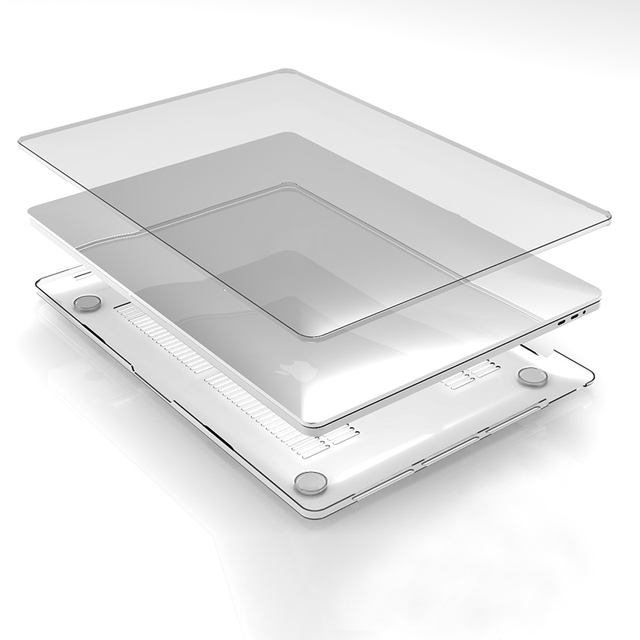 Perfectly Fit Laptop Smooth Crystal Clear PC Shockproof Cover for Apple Macbook Case Air 13.3 Pro 14.2 16.2 M1 2021 Laptop Case