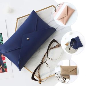 Travel Glasses Storage Box Sunglasses Case PU Leather Embossed Fashionable Protection Welcome <b>Gifts</b> Back to School - Product Image 3