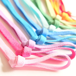 Tali Sepatu Atletik Kustom, Tali Sepatu Olahraga Fashion, Tali Sepatu Datar Bermotif untuk Air - Product Image 1