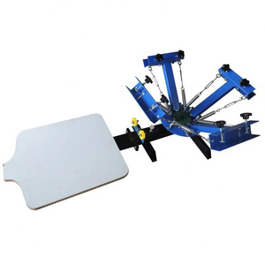 Quần Áo Tự Làm Thiết Bị In Ấn Tay Carousel 4-2 Bàn Màn Hình Phẳng Máy In Cho T Áo Sơ Mi <span class=keywords><strong>Kit</strong></span> - Product Image 4