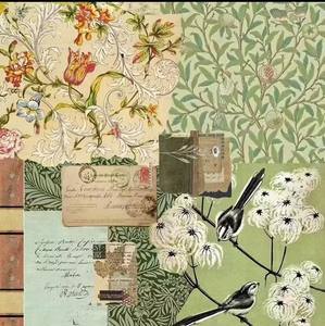 Sciarpa in Seta e Cotone con Dipinto Artistico di Paesaggi per Donne, 30% Seta di Gelso 70% Cotone, Piccolo Foulard per Uso in Soggiorno - Product Image 1