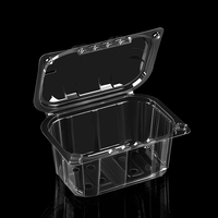 Barquette en plastique PET recyclable pour tomates, fruits rouges et cerises, 250g