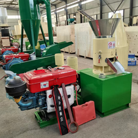Machine à granulés de bois robuste SKJ200, prix usine Weiwei, vente chaude, garantie 1 an incluse pour ligne de production de granulés de combustible
