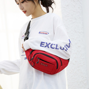 Riñonera multifuncional para hombre y mujer, cinturón portátil de lona con cremallera de poliéster para deportes al aire libre, ocio a la moda - Product Image 3