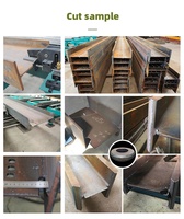 Máquina de Corte Láser de Alta Potencia de 30000w, Estructura de Acero Resistente de 12kw, Cortadora Robótica de Perfiles de Acero con Láser CNC, Corte de Vigas en H
