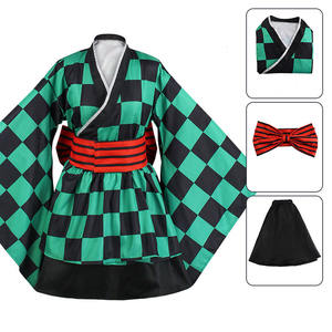 Anime Kamado Tanjirou Demon Slayer <span class=keywords><strong>Cosplay</strong></span> Costume Kimetsu no Yaiba Costume Halloween Kamado Nezuko Agatsuma <span class=keywords><strong>Zenitsu</strong></span> - Product Image 3