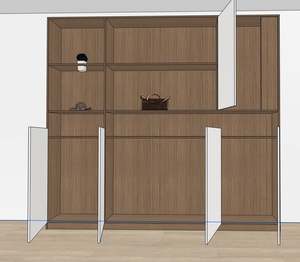 Archivadores Modernos de Lujo de Madera MDF, Estantería Multifuncional de Gran Capacidad para el Hogar, Dormitorio, Apartamento, Oficina, Hospital - Product Image 2