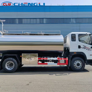 Camión de Transporte de Leche Fresca de Acero Inoxidable de 6.6 CBM |   Camión <span class=keywords><strong>Cisterna</strong></span> Refrigerado para Leche de 10-15 Toneladas 4x2 con Tanque de Acero Inoxidable 304 de Grado Alimenticio - Product Image 1