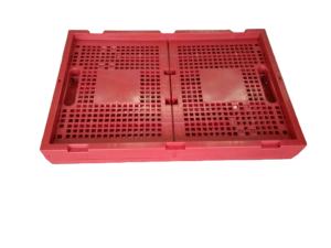 Cassa di immagazzinaggio pieghevole della cucina domestica di QS cassa di plastica pieghevole pieghevole con il coperchio e la maniglia - Product Image 2