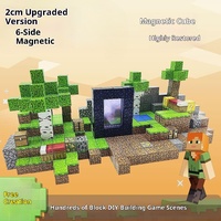 Vente flash - Jeu de blocs de construction magnétiques éducatifs en plastique My World 2 cm - Puzzle