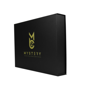 Hình ảnh thực tế hiển thị hộp quà màu xanh lá cây với nắp đóng từ tính để lưu trữ nến cho đám cưới sinh nhật - Product Image 5