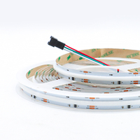 Bande LED COB RGB Magique 12V/24V Pleine Couleur Adressable IP20 Flexible 576 LED/m pour Gradation, Garantie 2 Ans