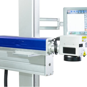 Vàng bạc đồng sắt băng tải 1064nm bay loại sợi <span class=keywords><strong>Laser</strong></span> đánh dấu máy dây chuyền sản xuất cho sợi <span class=keywords><strong>laser</strong></span> bút đánh dấu - Product Image 4