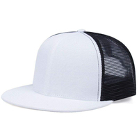 Gorra de Béisbol de Malla Vaquera con Logotipo Personalizado, Gorra de Hip Hop de Poliéster con Cierre a Presión, Bordado Transpirable, Impermeable, Deportiva, para Ciclismo al Aire Libre
