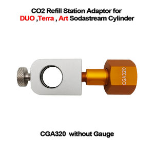 Adaptador de estación de llenado de recarga de tanque de cilindro de Co2 de Soda compatible con cilindro rosa de conexión rápida SodaStream con conexión de CGA320 de 2 pulgadas - Product Image 6