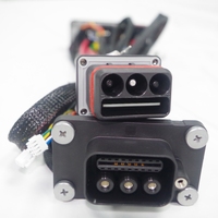 Connecteur étanche IP68 pour pack de batteries solaires photovoltaïques HD, mâle/femelle, 3+18 broches de contact, connecteur flottant à connexion aveugle, prise AC + signal