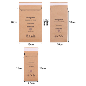 Bolsa de papel Kraft desechable para esterilización y desinfección, bolsa para herramientas de uñas, bolsas para esterilización de manicura, 100 Uds. - Product Image 2