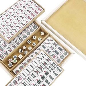 Juego de Mahjong Americano Personalizado, Superventas Transfronterizo, 166 Fichas, Caja de Regalo de Cuero de Alta Gama, Portátil - Product Image 6