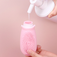 Nouveauté : Ensemble de flacons de voyage en silicone étanches, flacon de shampooing de voyage, lot de 100 ml, kit de flacons de voyage