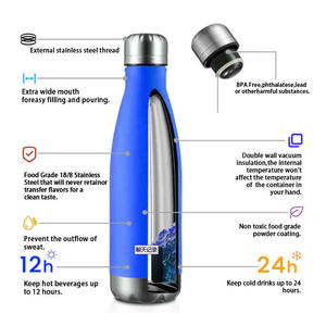 Botella <span class=keywords><strong>de</strong></span> <span class=keywords><strong>Agua</strong></span> <span class=keywords><strong>de</strong></span> Acero Inoxidable con Aislamiento al Vacío <span class=keywords><strong>de</strong></span> 17 oz, Termo con Recubrimiento Electrolítico Arcoíris, Botella con Forma <span class=keywords><strong>de</strong></span> Lata <span class=keywords><strong>de</strong></span> Refresco con Recubrimiento Cromado - Product Image 4