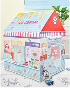 Bricolage gratuit Tente de sport d'intérieur Rangement facile Lavable Playhouse Pop-up <span class=keywords><strong>Tipi</strong></span> Doux Interaction parent-enfant Enfants Jeu en plein air Bébés - Product Image 5