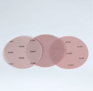 5-Zoll-Staubfreie Aluminiumoxid-Schleifscheibe für die Holz bearbeitung Random Orbital Sander mit Hakenschlaufen-Mesh-Schleif system - Product Image 2