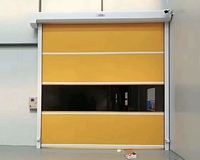 Porte à enroulement rapide électrique industrielle antivol, isolation thermique, solution complète pour garage, usine, entrepôt, modèle 013